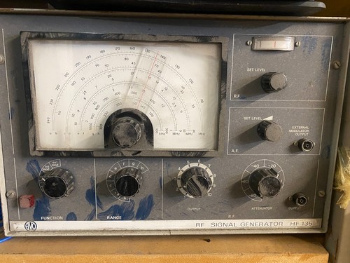 Avo hf135 signal generator - avo, rf