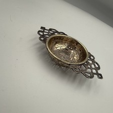 Vintage Silver Tea Strainer silver plated Beautiful Collectable