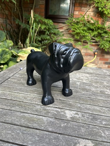 Vintage black frenchie bulldog - black,