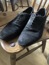 Church’s Black Suede Shoes Size 10G
