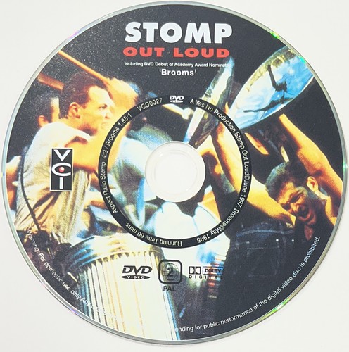 Stomp out loud - dvd, disc