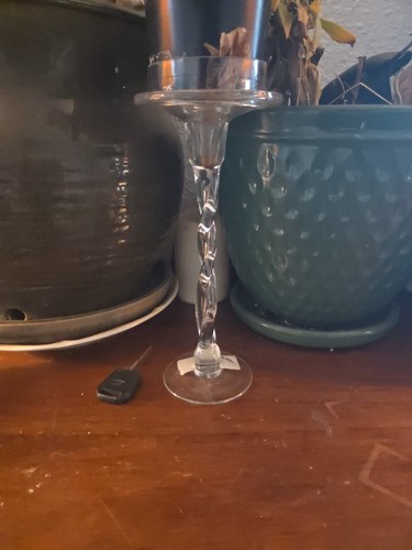 Unmarked clear glass - unmarked, tall