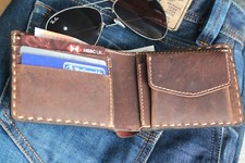 Leather Wallet  Handmade Card