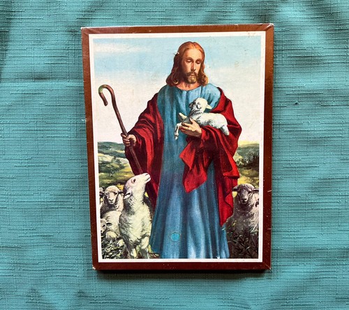Jesus shepard wall - plaque, new