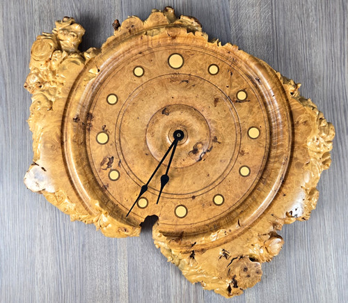Burl maple inlaid - inlaid, &