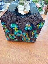 Black Leather Handbag With