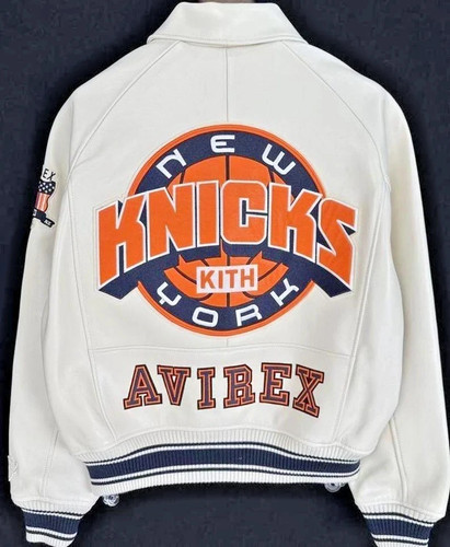 Avirex kith knicks varsity - x,