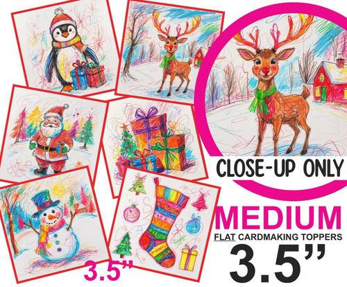 Christmas childrens drawings - childrens,