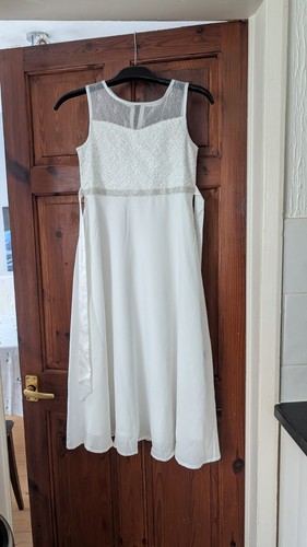 Girls occasion dress white - occasion,