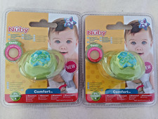 2 x nuby comfort fit dummies