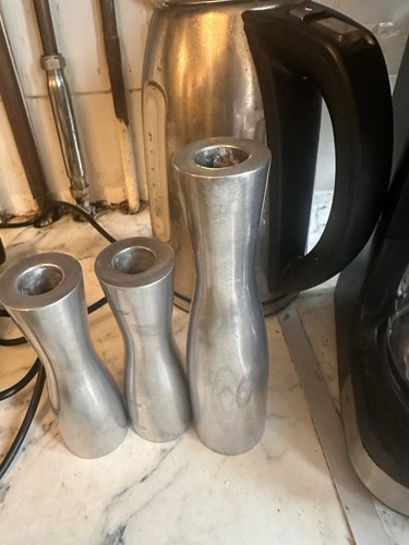 Chrome candle sticks - chrome,