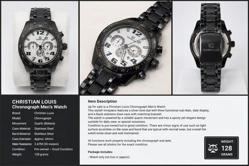 Vintage men watch - vintage,