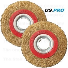 2 x 6" Bench Wire Wheel for