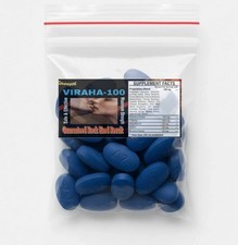 30 Pills VIRAHA Blue Male Pillz for Extreme Male Enhancement Libido Booster.R14