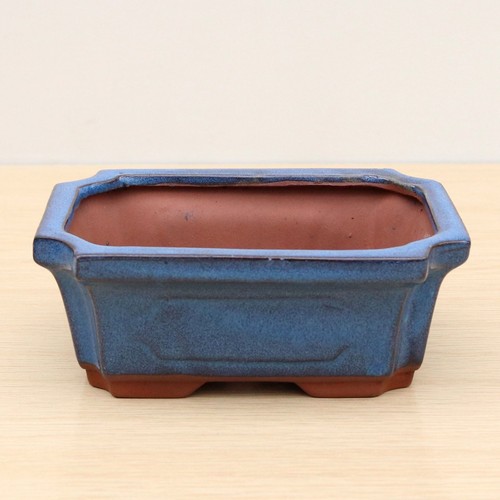 Inch blue glazed rectangular - 6,