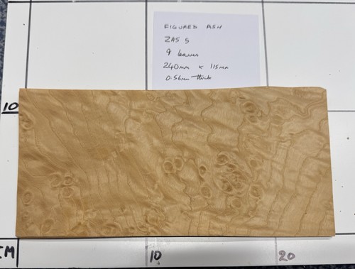 Oak burr veneer - oak, 30cm