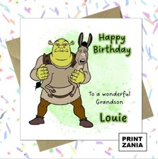 Personalised Shrek & Donkey