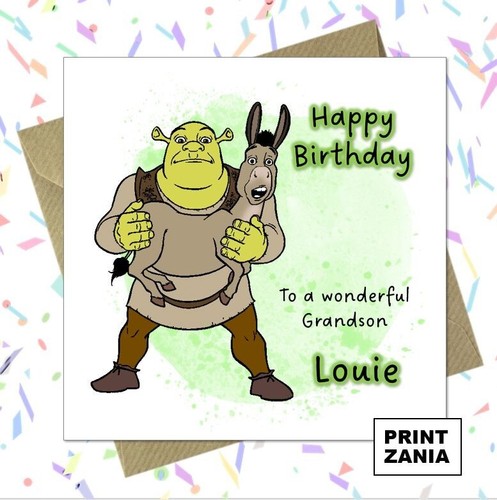 Personalised shrek donkey - personalised,