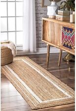 Runner rug braided jute