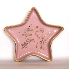 Disney Resort Paris Tinkerbell Trinket Jewellery Dish 25th Anniversary 2017 Pink