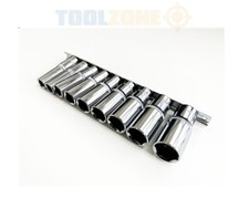 10PC DEEP SOCKET SET 1/2"