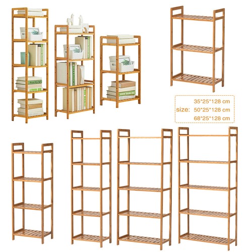 5tier bamboo bookshelf - 3/4/5tier,