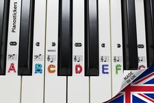 Stickers for 61 key Piano or