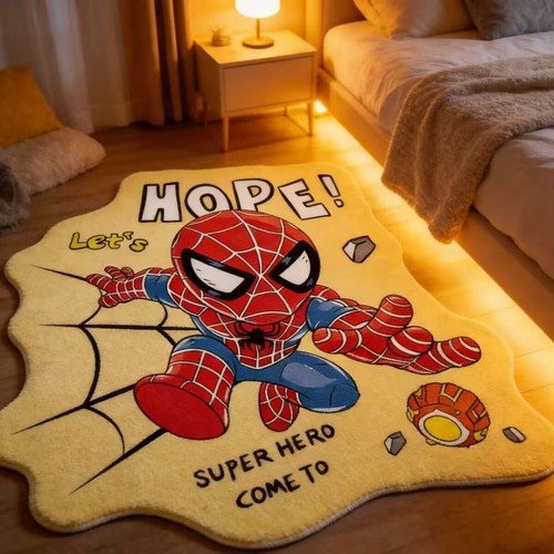 Spider man door rug - door,