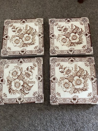Victorian washstand tiles - victorian,