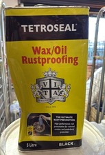 Tetrosyl Tetroseal Wax Oil Rustproof Black 5 Litre, Dinted Tin