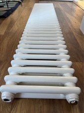 Milano Windsor Horizontal Double Column White Traditional Radiator 1505 x 300