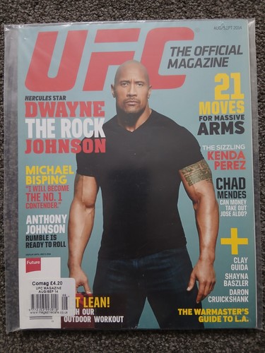 Ufc magazine dwayne johnson - magazine,