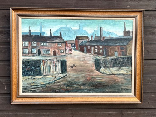 Northern art oil painting - oil,