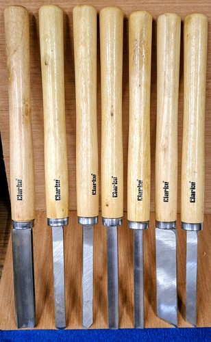 Set woodturning chisels - of,