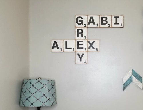 Large wooden letter farmhouse - large,