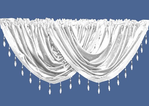 Curtain pelmet swags crushed - pelmet,