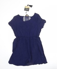 Tokyo Doll Womens Blue Viscose