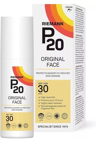 Riemann p20 face sun cream - sun,