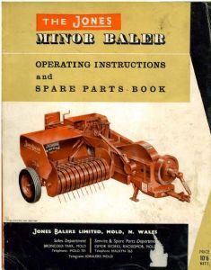 Jones baler minor mkiv - baler,