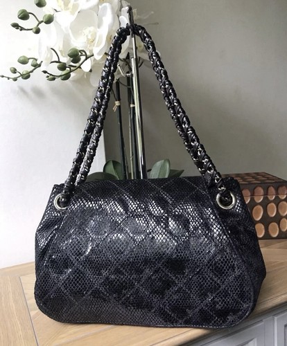 Reiss faux leather snake - faux,