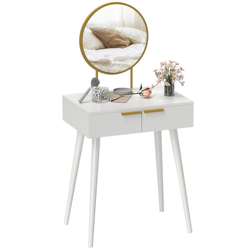 White dressing table - dressing, with