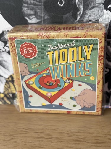Traditional tiddly winks retro - tiddly,