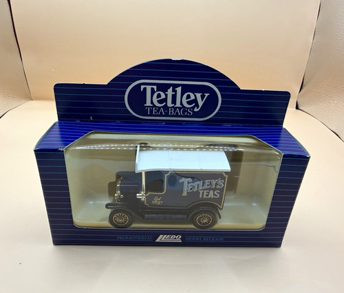 Tetley tea bags die cast - tetley, tea-bags