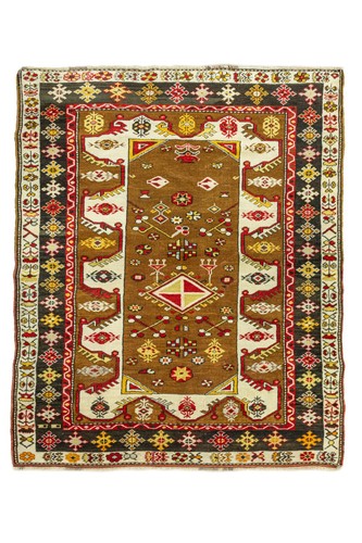 Vintage melas oushak rug - vintage,