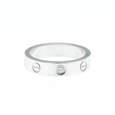 Cartier Mini Love Ring 1P Diamond White Gold (18K) Fashion Diamond... BF584315