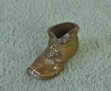 Small vintage brass boot - boot,