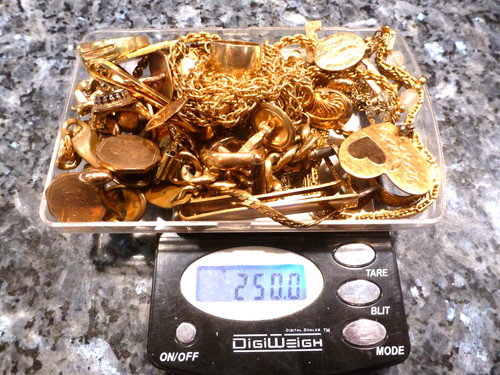 Lot 250 grams - grams, gold