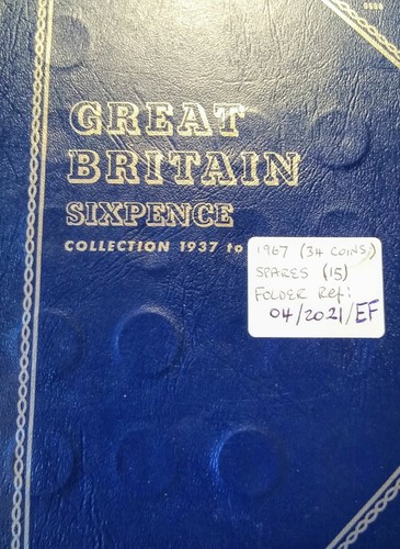 Sixpences whitman folder - whitman,