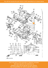 YAMAHA O-ring, 93210-11453 OEM