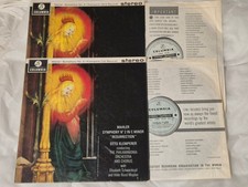 SAX 2473 SAXO 2474 Mahler Symphony No.2 Philharmonia Orch & Chorus Klemperer B/S